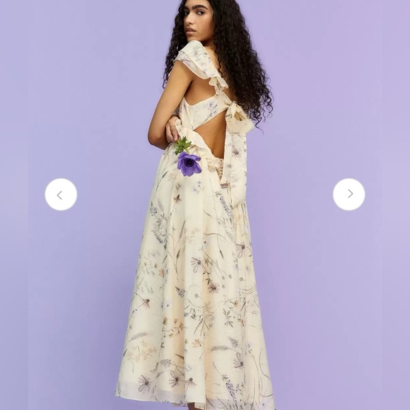 H&M Lyocell-blend Ruffled Dress - Picture 12 of 13